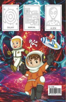 Space Coloring and Activity Book for Kids / बच्चों के लिए अंतरिक्ष रंग और गतिविधि पुस्तक : Amazing Space Coloring&amp;Activity Dot to Dot Word SearchesOuter Space Coloring with Planets Astronaut...