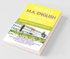Success M.A English Entrance Papers 2017-2021 Aligarh Muslim University