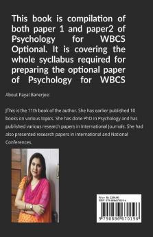 Psychology For Wbcs : English Version