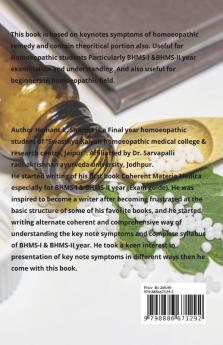 Coherent materia medica : Syllabus oriented key note &amp; picture type study of Homoeopathic materia medica (Included University Examination Important Topics &amp; Questions)