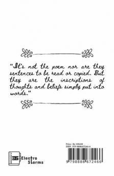 Only For You: Few Verses For The Magic In Every One'S Life