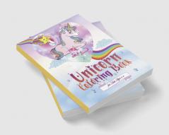 Unicorn Coloring Book / यूनिकॉर्न कलरिंग बुक : लड़कियों लड़कों और बच्चों की उम्र 4-8 के लिए मजेदार और शैक्षिक बच्चों की कार्यपुस्तिका के लिए अद्भुत यूनिकॉर्न रंग और गतिविधि पुस्तक