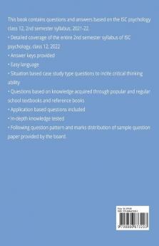 ISC PSYCHOLOGY SEMESTER II MOCK TEST PRACTICE BOOK