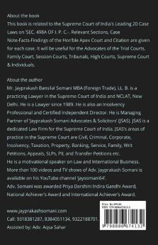 Sec. 498A Of I. P. C.- Supreme Court’s Leading Case Laws