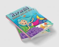 Mermaid Coloring Book for Girls : Sea Life and Creatures Coloring pages for Childrens ages 4-8 with Cute animals to color