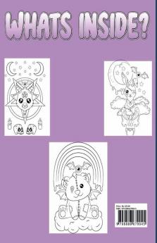 Creepy Kawaii Coloring Book for Adults : With Pastel Goth Cute and Spooky Gothic Coloring Pages for Teens