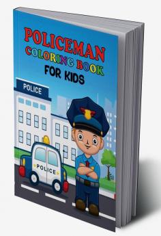 Policeman Coloring Book For Kids : Inspirational Policeman Coloring For Toddlers &amp; Kids