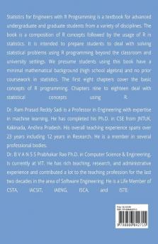 Statistics for Engineers : with R Programming