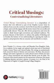 Critical Musings: Contextualizing Literatures