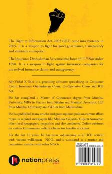 Right to Information Act 2005 &amp; Guide towards Insurance Ombudsman Act