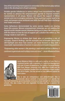 Empowering women to achieve their goals : A personal perspective