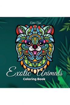 Exotic Animals - Coloring Book: An all ages activity book with 50 exotic animals for coloring. Achieving stress relief is just a few pen strokes away. Suitable also for therapeutical aid in forms o...