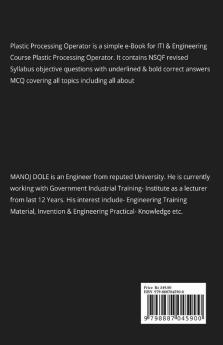Plastic Processing Operator: Plastic Processing Operator