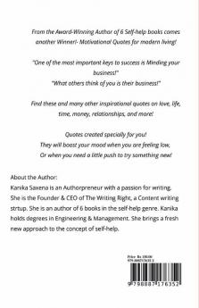 Motivational Quotes for modern living : Quotes to Empower you!