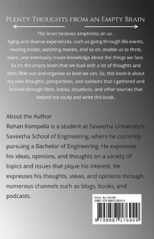 Plenty Thoughts From An Empty Brain: Thoughts Do Not Have A Form Like The Brain.