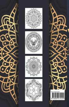 75 Magnificent Mandalas Adult Coloring Book : An Adult Coloring Book With Beautiful And Relaxing Mandalas For Anxiety And Stress Relief And Relaxation For Men And Women