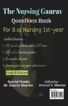 The Nursing Gaurav.: Questions Bank For B.Sc Nursing 1St-Year