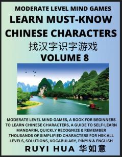 Chinese Character Recognizing Puzzle Game Activities (Volume 8)