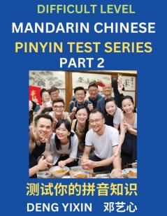 Chinese Pinyin Test Series (Part 2)