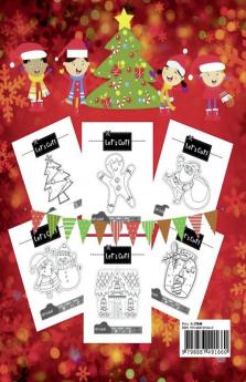 Preschool Activity Workbook Cut Paste Color and Scissor Skills Ages 3+ : A Fun Christmas Activity Book for Kids