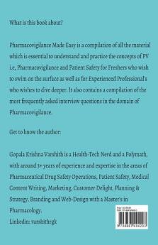 Pharmacovigilance Made Easy: - A Compilation