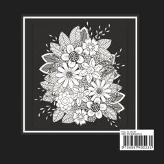 Flowers Coloring Book : Adorable Adult Coloring Book With Beautiful Flowers At Night For Relaxation Anti-Stress