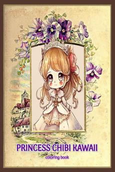 Princess Chibi Kawaii : coloring book for relaxation perfect for girls