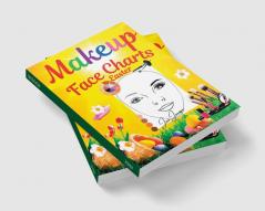 Makeup Face Charts Easter : Blank Makeup Face Chart Worksheets for Makeup Lovers from Amateur to Pro to Organize and Plan their Designs. Faces with Open and Closed Eyes. Gift Idea Easter. Makeup b...