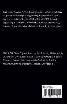 Engineering Drawing and Workshop Calculation and Science MCQ