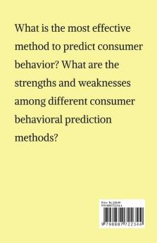 Learning Predicting Consumer Behavioral Methods