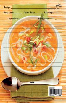 Healthy Homemade Soups: Soup Recipe Cookbook to Write In