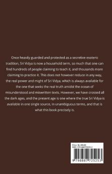 Sri Vidya : The Truth Of Sanatana Dharma