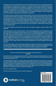 Commentary on Development Control and Promotion Regulation 2034 for Greater Mumbai (Volume III) : With Exhaustive Notes on MRTP RERA MCGM MAHDA SLUM Comparative Tables Latest Judgments Circ...