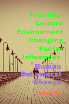 Proofing Leisure Environment Changing Factor Influences : Human Behavioral Change