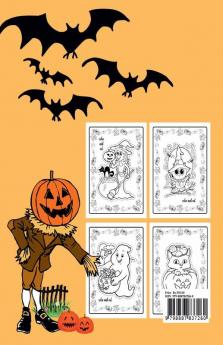 Halloween Scissor Skills - book 2 : Coloring and Cutting Practice for Boys and Girls Ages 4-8