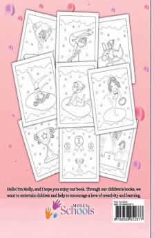 Gymnastics Coloring Book : Gymnastics Coloring Book for Girls Ages 4-8 Who love Gymnastics Exercises | 38 Gymnastics Coloring (Colouring Books Molly Schools)