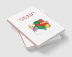 Vegetable and fruit coloring book