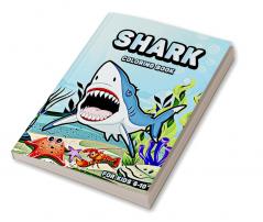 shark coloring book for kids : wonderful pages with cute sharks