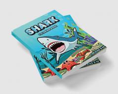 shark coloring book for kids : wonderful pages with cute sharks