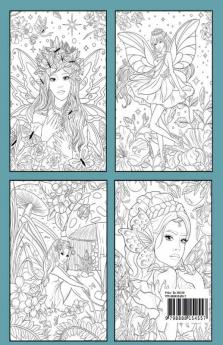 FAIRYLAND coloring book : excellent fairy coloring pages for stress relief and relaxation for girls and women