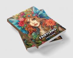 FAIRYLAND coloring book : excellent fairy coloring pages for stress relief and relaxation for girls and women