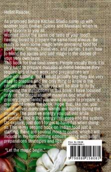 Kitchen Studio Presents The Indian Spices And Masalas : Let the magic begin