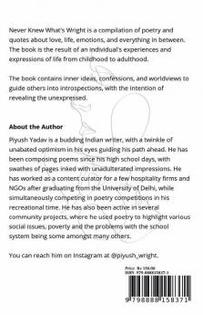 Never Knew What's Wright : A Collection of Poems and Quotes