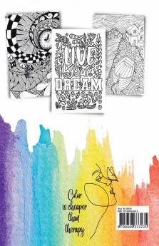 It'a a Dream World : Coloring Book for Adults Relaxation Great Gift for Women 70 Amazing Pages for Coloring or Painting