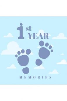 1st Year Memories: Baby Memory Book – First Year of Memories for My Precious Baby Starting from Pregnancy to First Birthday