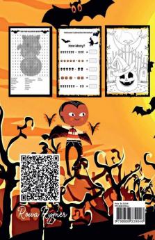 Halloween Activity Book for Kids Ages 8-12 : Wonderful and Fun Spooky Halloween Activities: Word Searchs Easy Substraction Worksheets Dot MarkersHalloween Coloring Pages