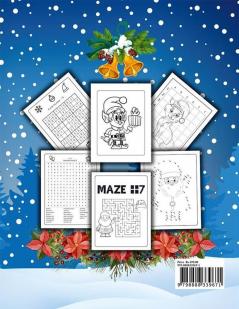 Christmas Fun Activities for All Kids : Book with Magical Coloring Pages for Children Boys and Girls