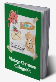 Vintage Christmas Collage Kit : Over 250 items for scrapbooking journaling supplies decoupage paper cardmaking and Christmas pattern design paper