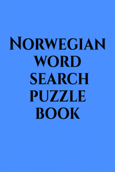 Norwegian word search puzzle book