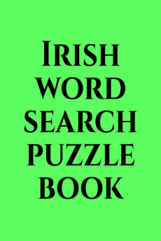 Irish word search puzzle book